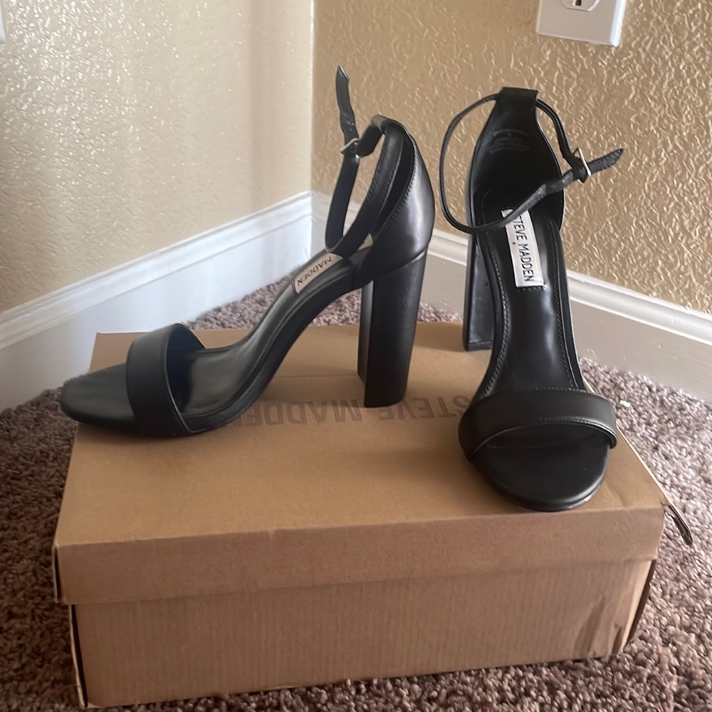 Steve madden block heels 7